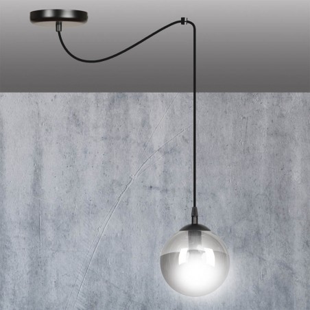 Lampe de plafond Fedora Graphite