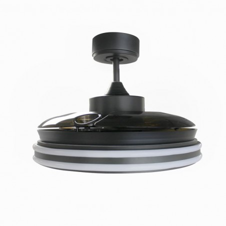 Ventilateur LED avec pales pliantes Garin Noir CCT (35W)