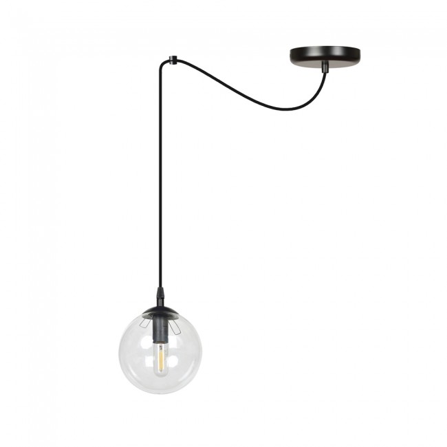 Lampe de plafond Fedora Transparent