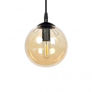 Lampe de plafond Fedora Ambre