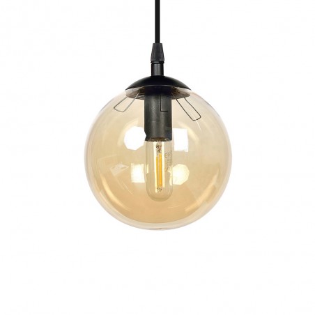 Lampe de suspension Fedora Ambre (5 lumieres)