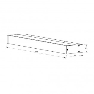 Applique á LED pour bains Alexa (8W)