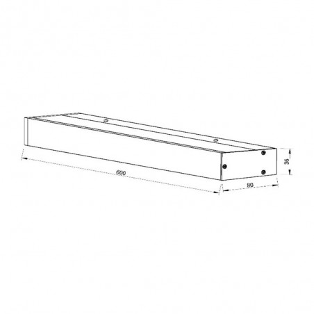Applique á LED pour bains Alexa (8W)