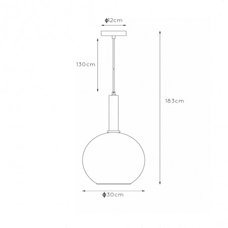 Lampe de plafond Marius
