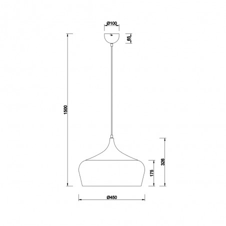 Lampe de suspension Chiron
