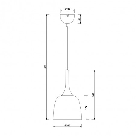 Lampe de plafond Chiron