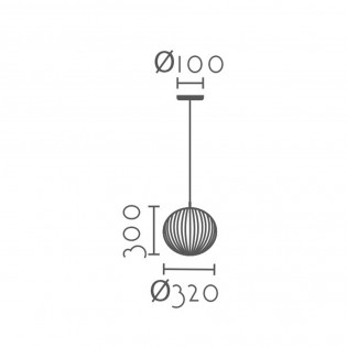 Lampe a suspension Globo II