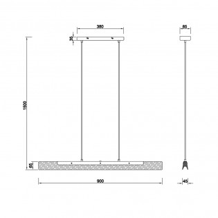 Suspension á LED Kerala Dimmable (25W)