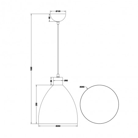 Lampe de plafond Jagger