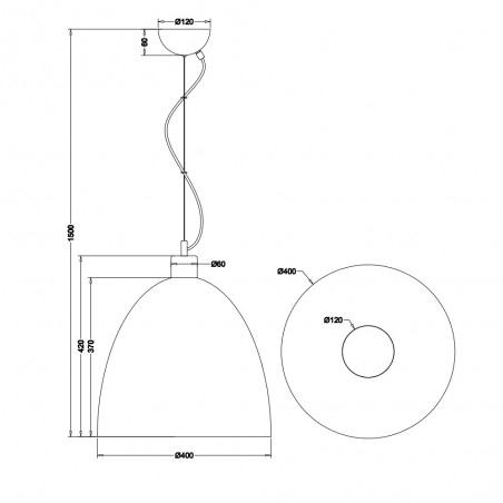 Lampe de suspension Jagger