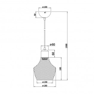 Lampe de suspension Valeria