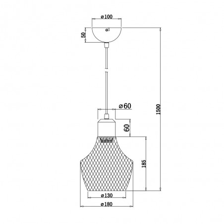 Lampe de suspension Valeria