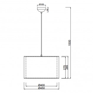 Lampe a suspension Burton