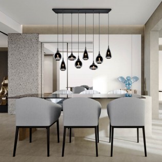 Lampe de suspension Lumina (8 lumieres)