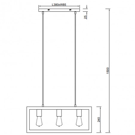 Lampe a suspension Agra