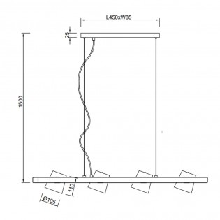Lampe a suspension Bell