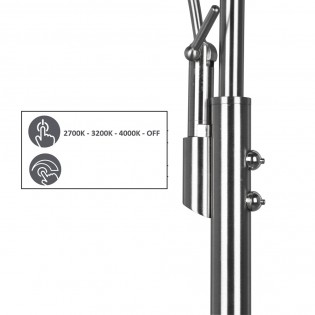 Lampadaire á LED Granby (29W+6,5W)