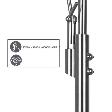 Lampadaire á LED Granby (29W+6,5W)