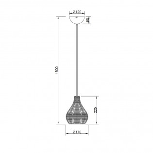 Lampe de plafond Sprout