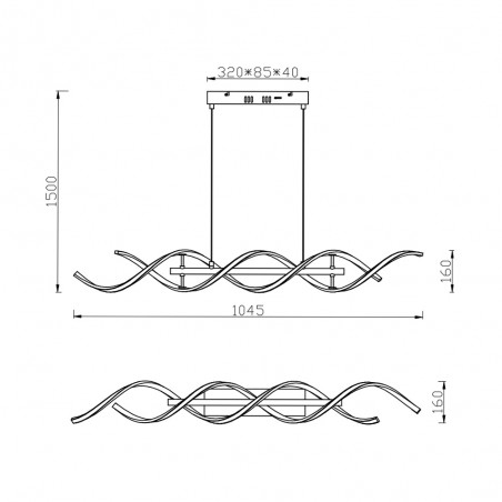 Suspension á LED Sequence Dimmable (45W)