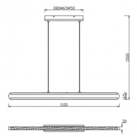 Lampe a suspension Led Deacon (42W)