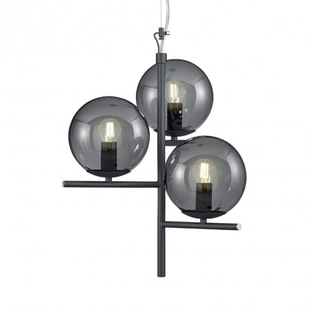 Lampe de plafond Pure Fumé (3 lumieres)