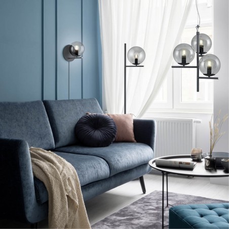 Lampe de plafond Pure Fumé (3 lumieres)