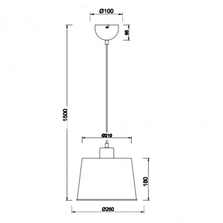 Lampe a suspension Harris