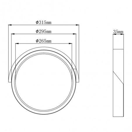 Plafonnier Led Jano (20W)