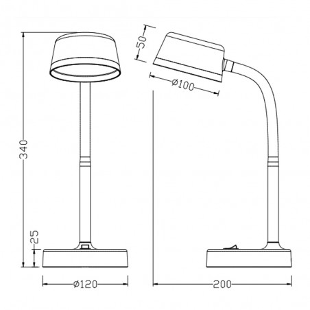 Lampe a poser Led Kiko (4,5W)