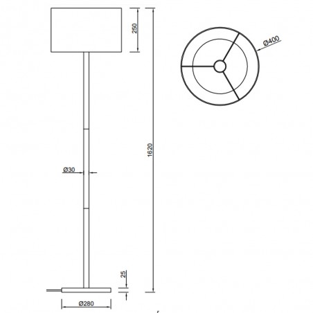 Lampadaire Korba