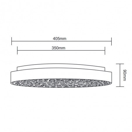 Plafonnier á LED Chizu RGB (22W)