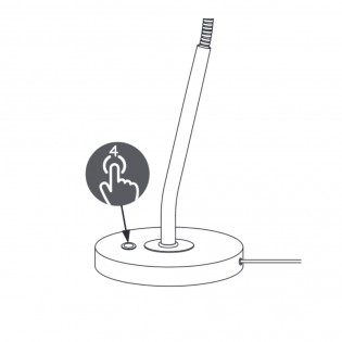 Lampe á poser LED Curtis (4W)