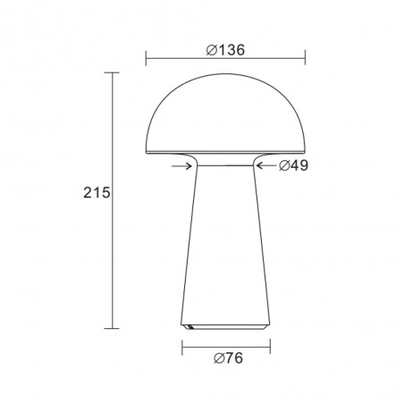 Lampe a poser Led Lennon (2W)