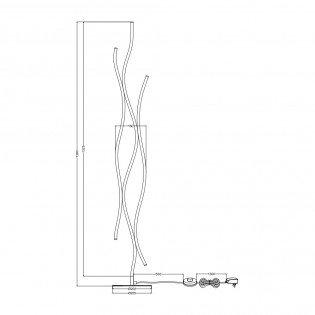 Lampadaire á LED Blaze Dimmable (28W)