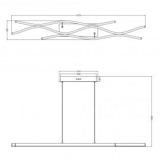 Suspension á LED Blaze Dimmable (35W)