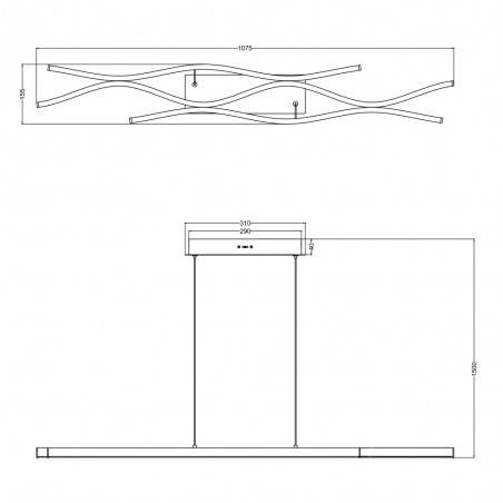 Suspension á LED Blaze Dimmable (35W)