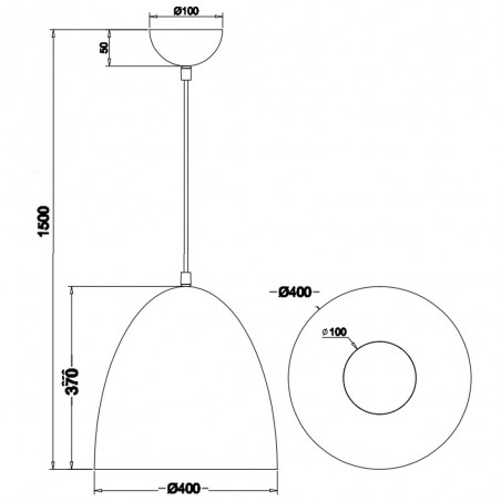 Lampe a suspension Tilda II