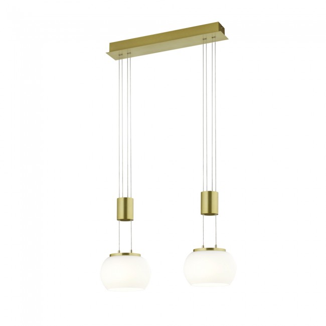 Regletté de plafond LED Madison Opal Dimmable (2x8W)