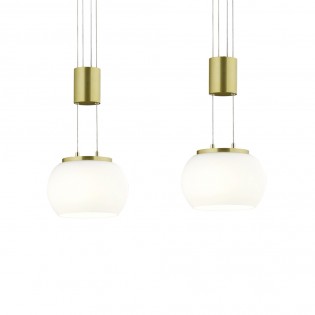 Regletté de plafond LED Madison Opal Dimmable (2x8W)