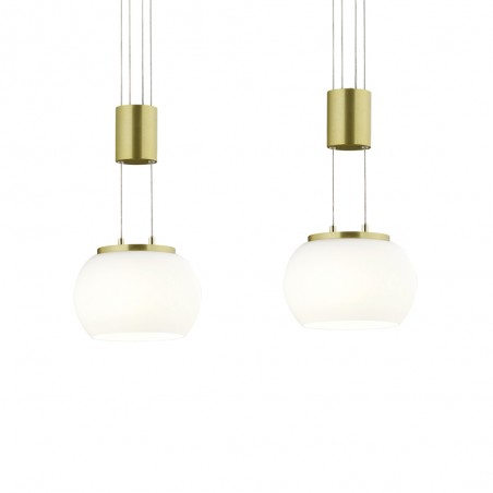 Regletté de plafond LED Madison Opal Dimmable (2x8W)