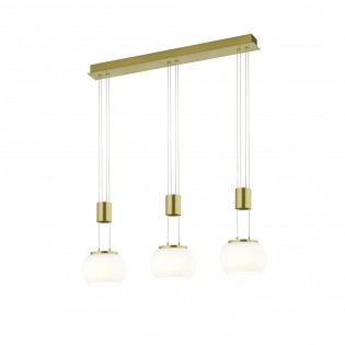 Regletté de plafond LED Madison Opal Dimmable (3x8W)