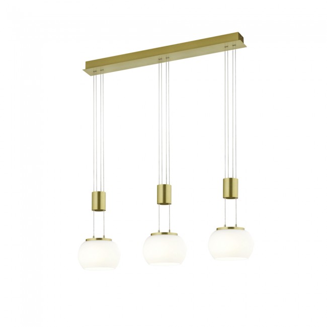 Regletté de plafond LED Madison Opal Dimmable (3x8W)