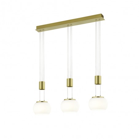 Regletté de plafond LED Madison Opal Dimmable (3x8W)