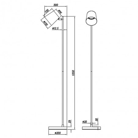 Lampadaire Led Blake (4,5W)