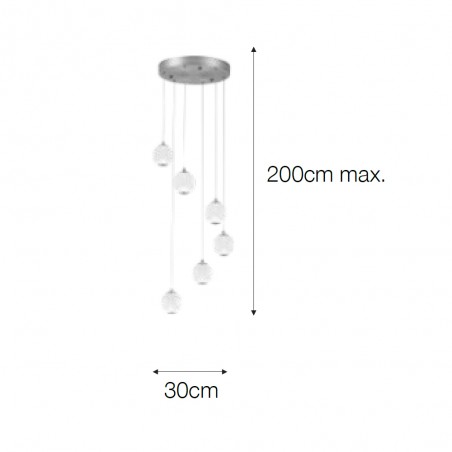 Suspension á LED Acrobat (6x5W)