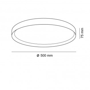 Plafonnier á LED Cres CCT (50W)