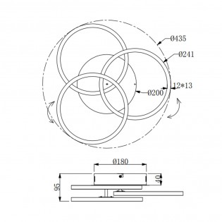 Plafonnier Led Circle (27W)