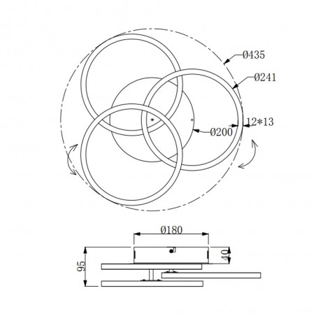 Plafonnier Led Circle (27W)