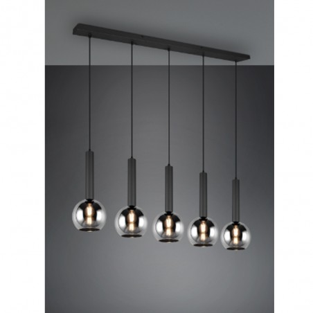 Lampe a suspensión Clayton (5 Lumieres)